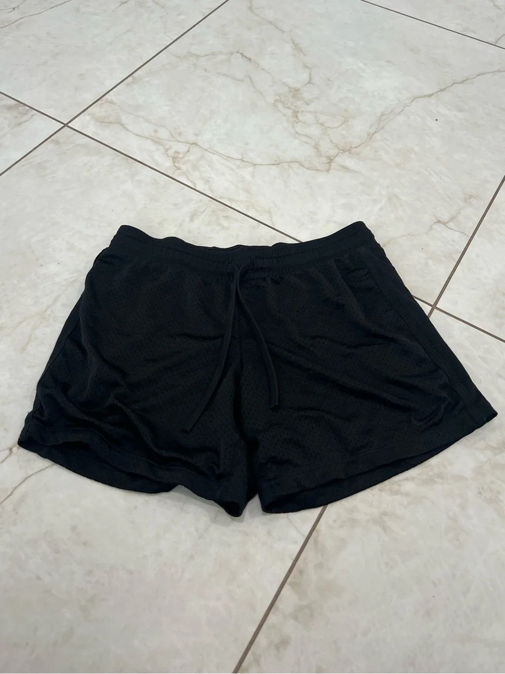 Nike Black Athletic Mesh Shorts Size XS